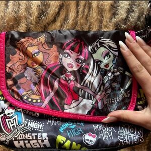 Monster High Pink and Black Character Bag